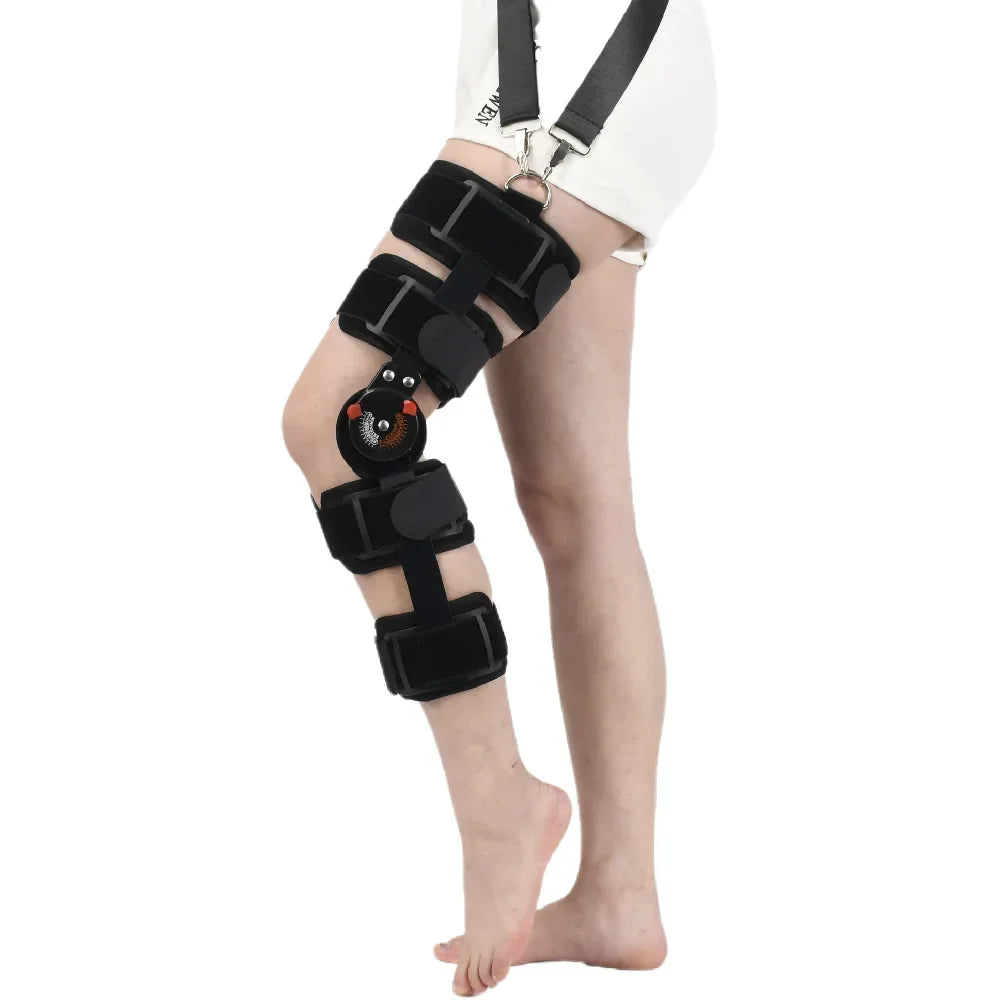 Model Orthopedic Support Stabilizer After Surgery Adjustable Hinged Knee Brace Knee Joint Fixation Stretcher Health Care