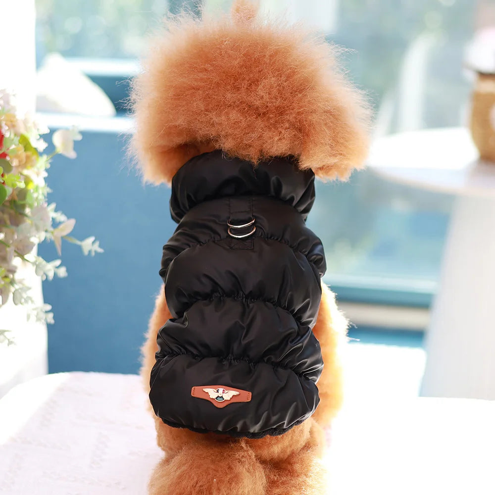 Winter Padded Dog Coat Warm Vest Small Dogs