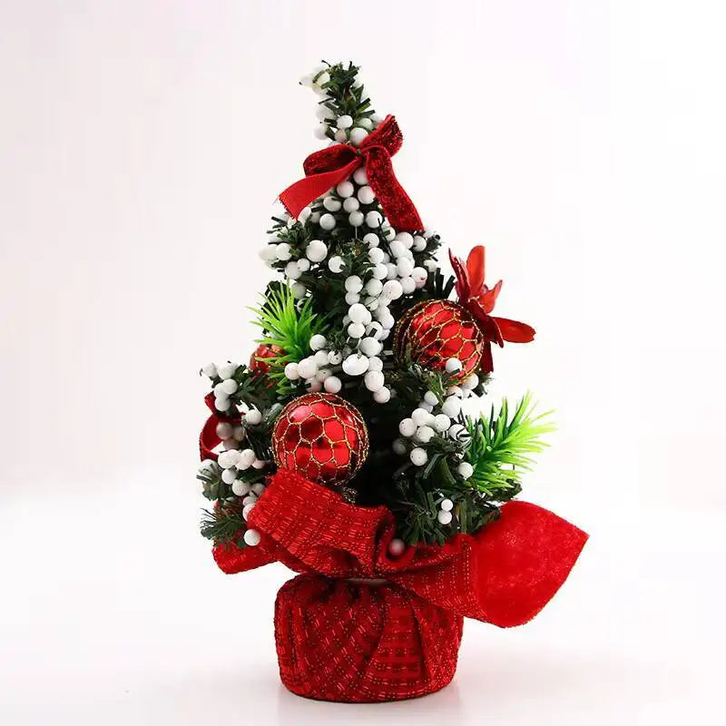 20cm Mini Christmas Tree Christmas Desktop Decoration Christmas Tree Decoration Home Christmas Party Decoration Christmas Tree