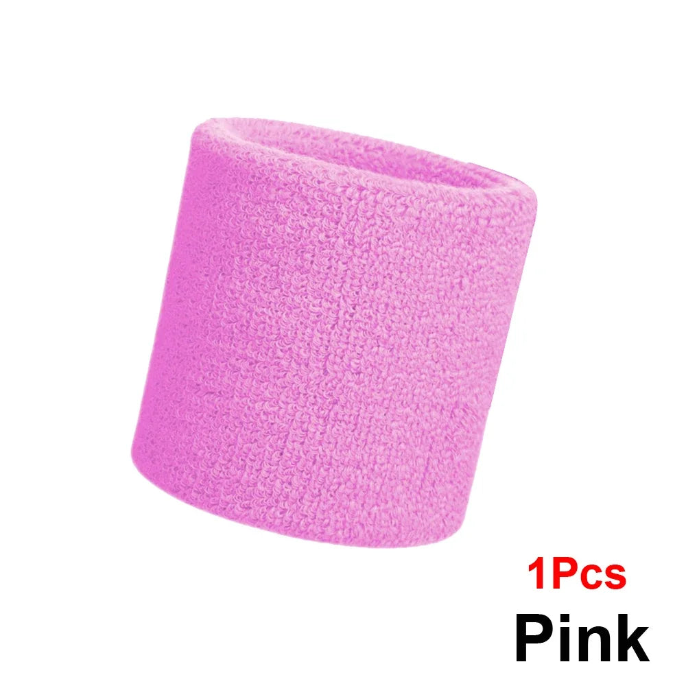 Unique Sports Multi Colors Pack Sports Wrist Sweat Wristbands for Basketball Leagues（Black/Yellow/White/Blue/Pink/Red/Gray)