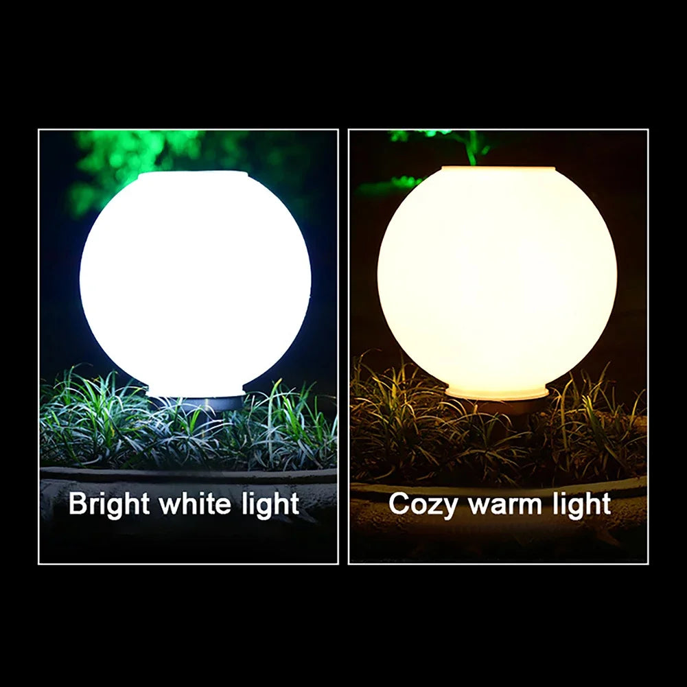 Solar Landscape Lighting Outdoor Fixtures Courtyard Garden Lawn Street Lights Round Ball Lamp Wedding Festive Party Supplies