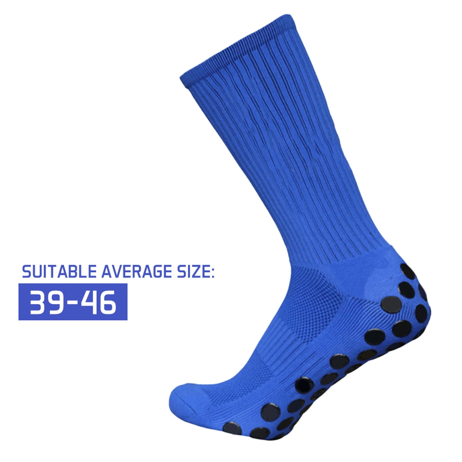 Lixada 3 Packs Sports Socks Athletic Stockings Anti-slip Quick Dry Football Soccer Socks For Football Basketball Hockey Running