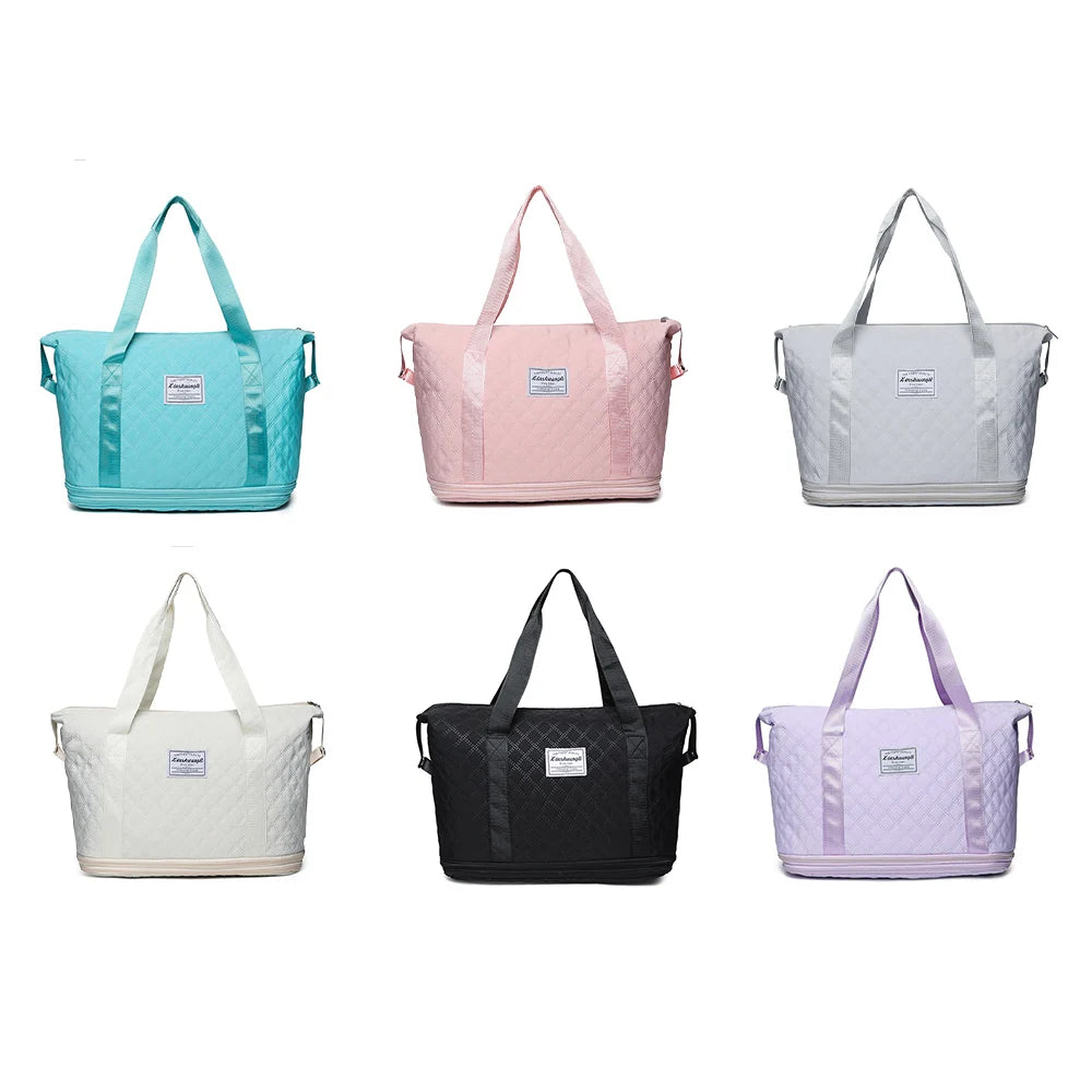 Travel Bag, Handheld Travel Bag, Large Capacity Expandable Fitness Bag, Outdoor Travel Luggage Bag, Storage Bag