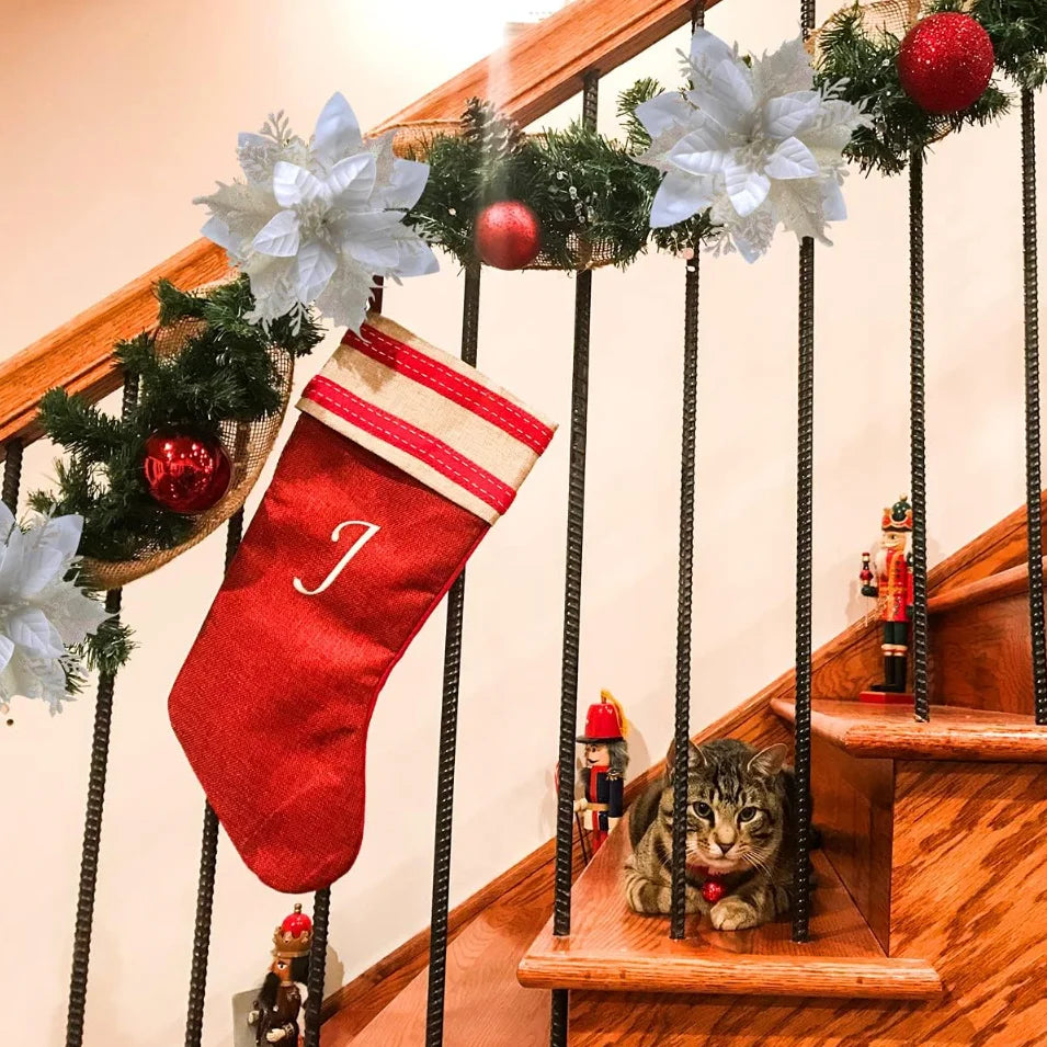 1~20Pcs Glitter Artifical Christmas Flowers Mreey Christmas Tree Decoration Happy New Year Ornaments Xmas Fake Flowers natal