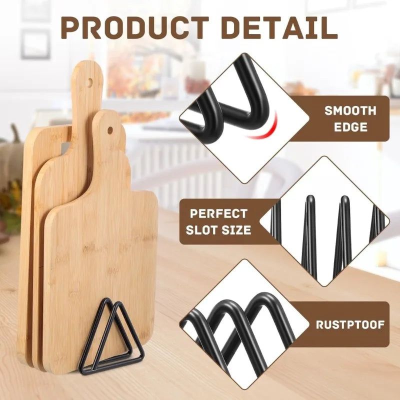 1PCS Rack Shelf Stand Multi-Functional Iron Kitchen Rack Space-Saving Rustproof Cutting Board Practical Organizer for Home Tools