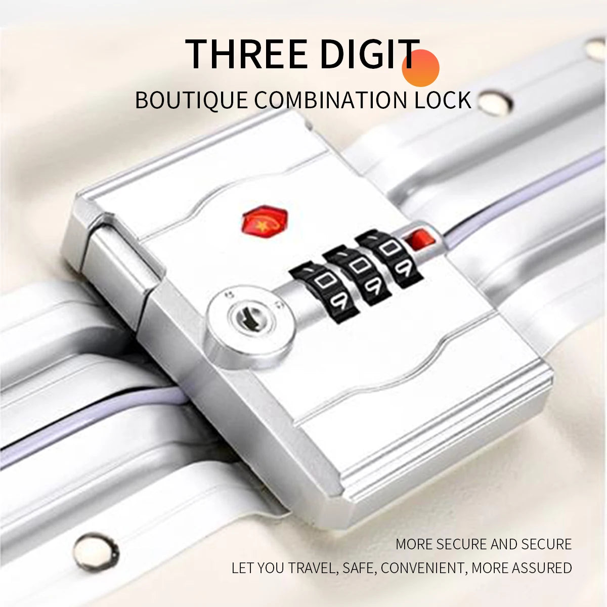 20 Inch Hardshell Carry-On Luggage with Aluminum Frame Lock