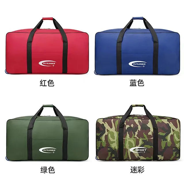 Camouflage Luggage Moving House Big Bag Thick Waterproof Oxford Cloth Moving Artifact Large Storage Men's Travel Bags Duffle Bag