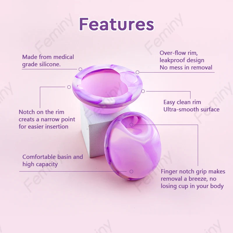 Medical Silicone Menstrual Disc With String Menstrual Cup Period Menstrual Collector Menstruation Disk Women Health Care Hygiene