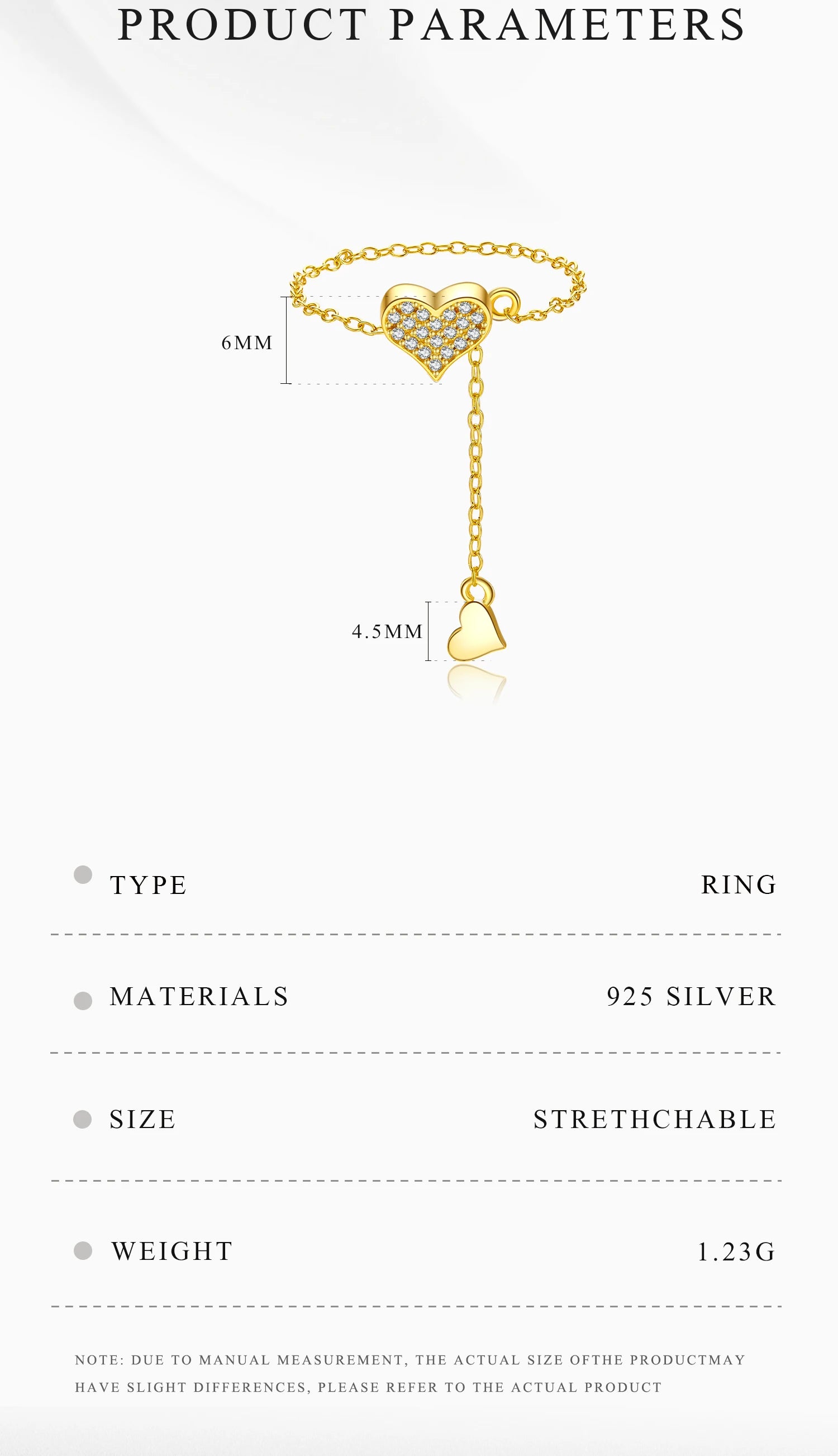 VEWANT Women 925 Sterling Silver Heart Zircon Adjustable Flexible Fix Pulling Rings 2024 Birthday Party Fashion Fine Jewelry