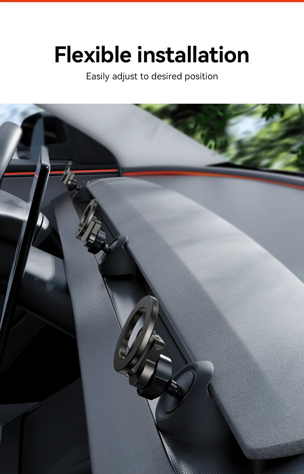 Magnetic Car Phone Holder for Tesla Model 3 2026