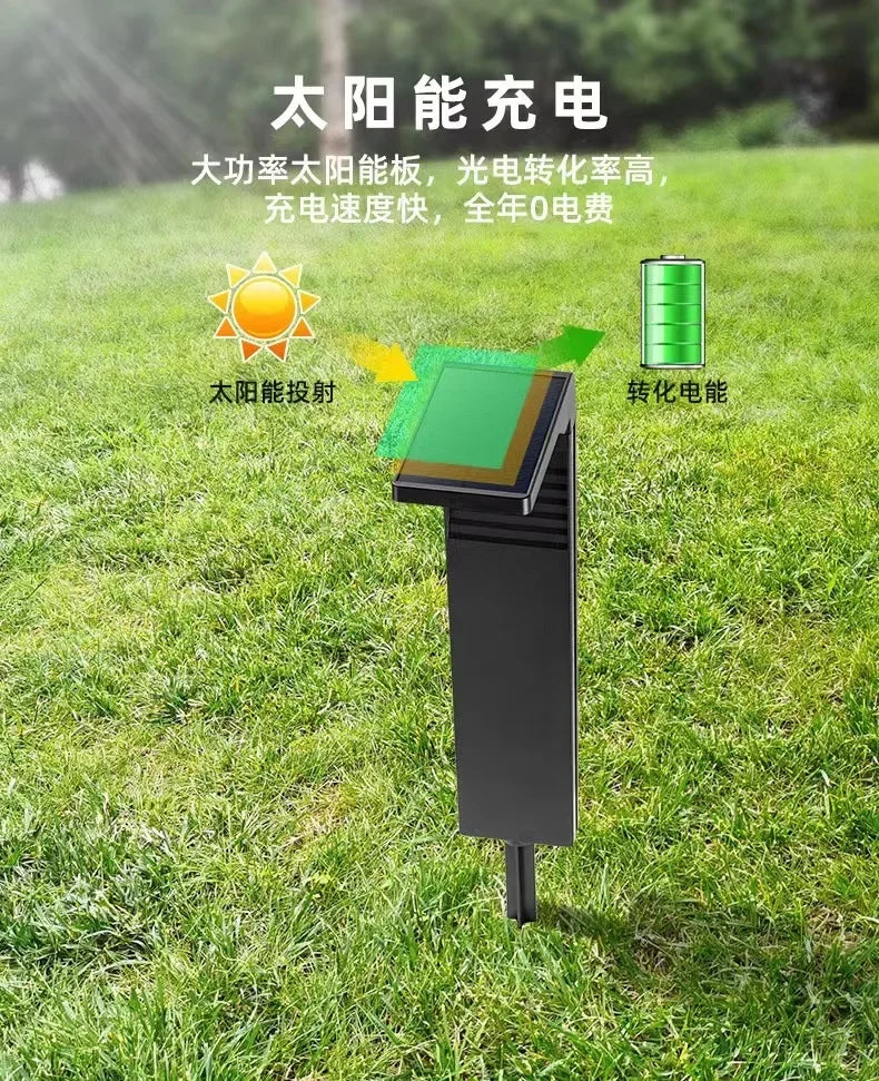 Outdoor Solar Garden Light Waterproof LED Light Grass Villa Decoration Aisle Landscape Lamp Post Garden Aisle Solar Lawn Light