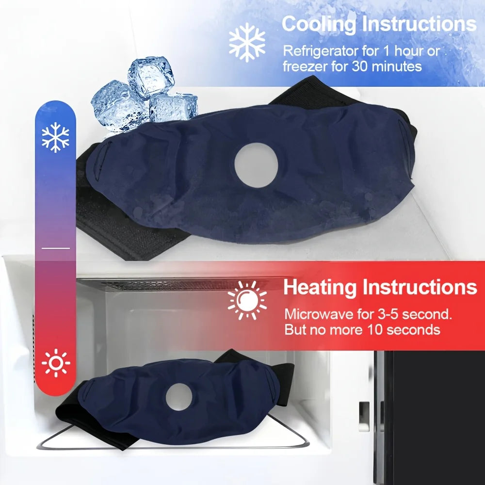 Nylon Gel Knee Ice Pack Reusable Knee Cold and Hot Compress Gel Pack Knee Relief and Relaxation Foot Care Tool Accessories