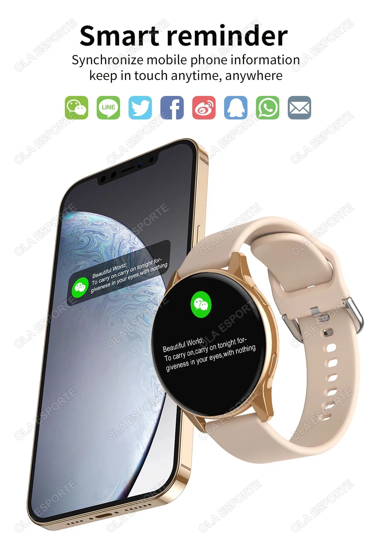 Smartwatch with Bluetooth Call & Fitness Tracker
