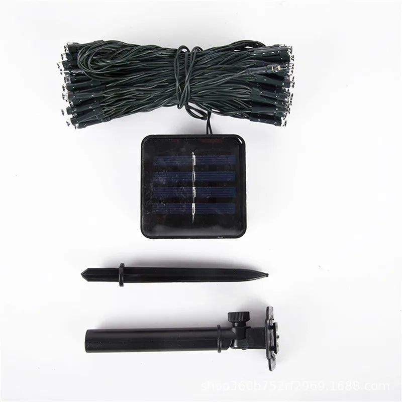 Solar String Fairy Light LED Waterproof Outdoor 5M/12M/22M Garland Street Lamp Festoon Christmas Party For Garden Decor