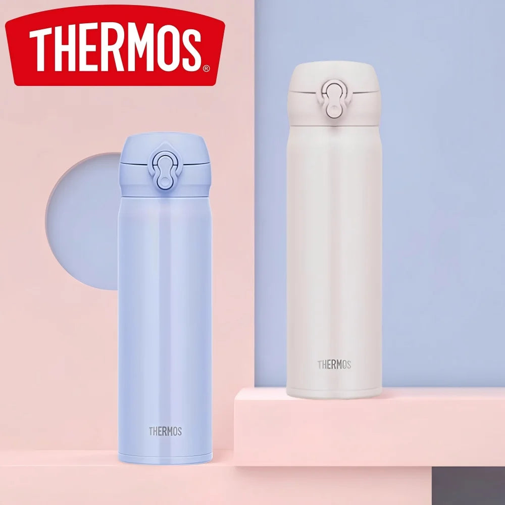 THERMOS Stainless Steel Vacuum Bottle – 350/500ml Hot & Cold