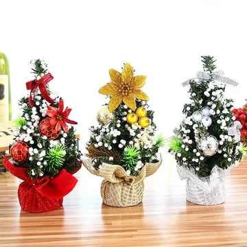 20cm Mini Christmas Tree Christmas Desktop Decoration Christmas Tree Decoration Home Christmas Party Decoration Christmas Tree