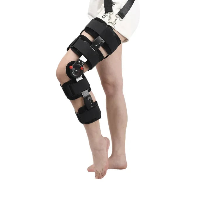Model Orthopedic Support Stabilizer After Surgery Adjustable Hinged Knee Brace Knee Joint Fixation Stretcher Health Care