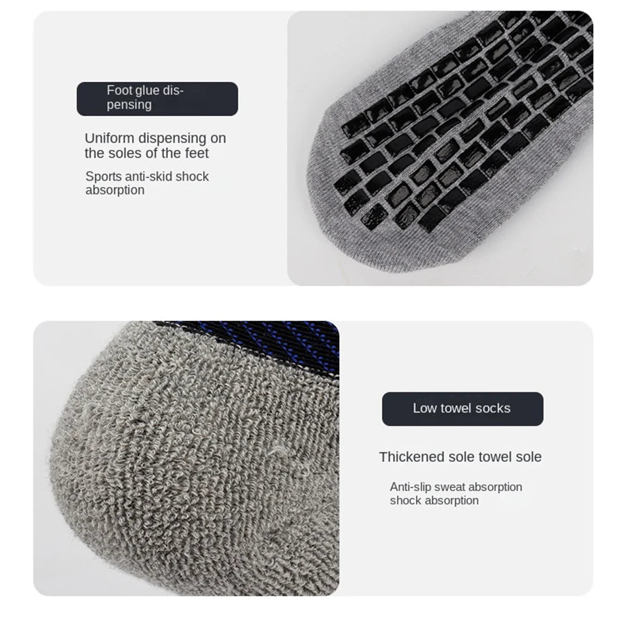 Long professional football socks with shock absorption, anti slip, thick towel bottom, basketball socks, sports socks