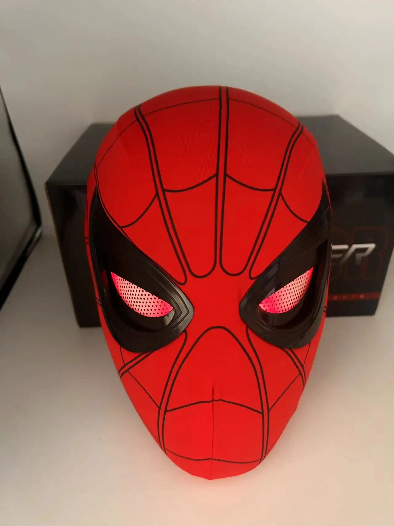 New Spider-man:no Way Home Spider Man Mask Luxury Helmet Rechargeable Remote Eyes Movable Mask Cosplay Decoration Gift Toys