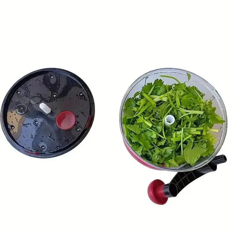 Manual Multifunctional Food Processor Chili Garlic Slicer Vegetable Fruit Chop up Machine for Kitchen