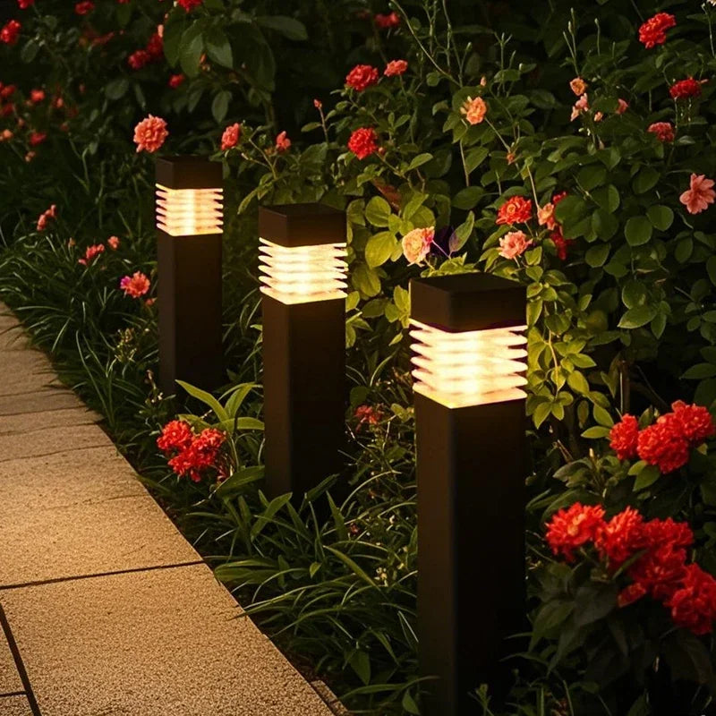Solar Courtyard Garden Landscape Outdoor Lights Lawn Night Lights Home Yard Layout Waterproof Decorative Ground Plug Lights