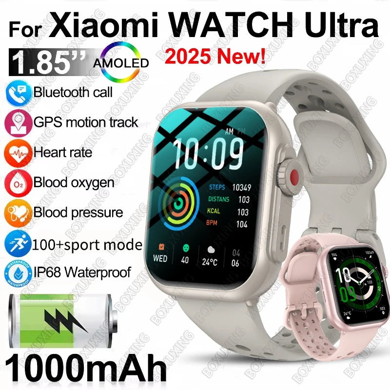 AMOLED Smart Watch with Bluetooth Call & GPS