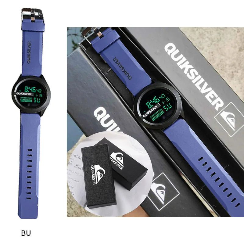 Men's Electronic Watch Multifunctional Waterproof Luminous Trend Sports Running Student Watch Fashionable