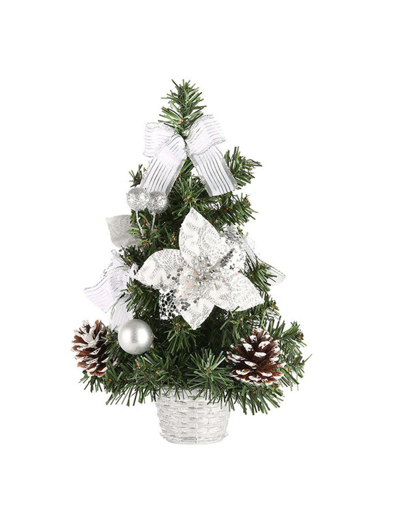 20/30/40cm Christmas Tree Home Bedroom Party Decorations Artificial Christmas Tree Children DIY Handicraft 2025 New Year Gift
