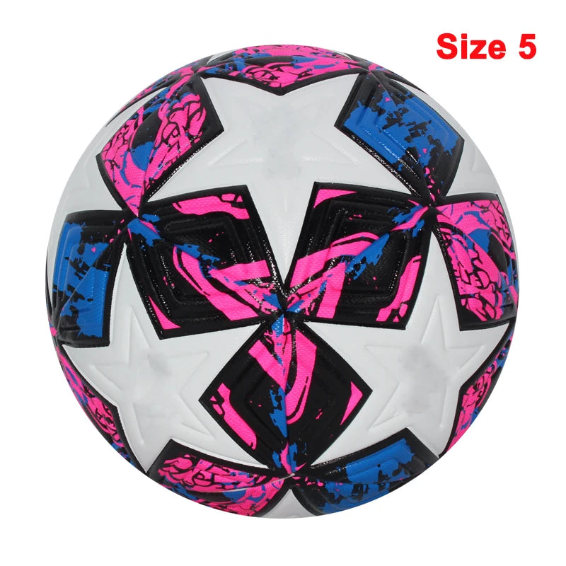 Premium Soccer Ball Size 4 & 5 – PU Seamless Outdoor Football