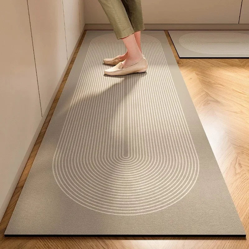 Japanese Style Diatomite Floor Mat – Anti-Slip Kitchen Rug