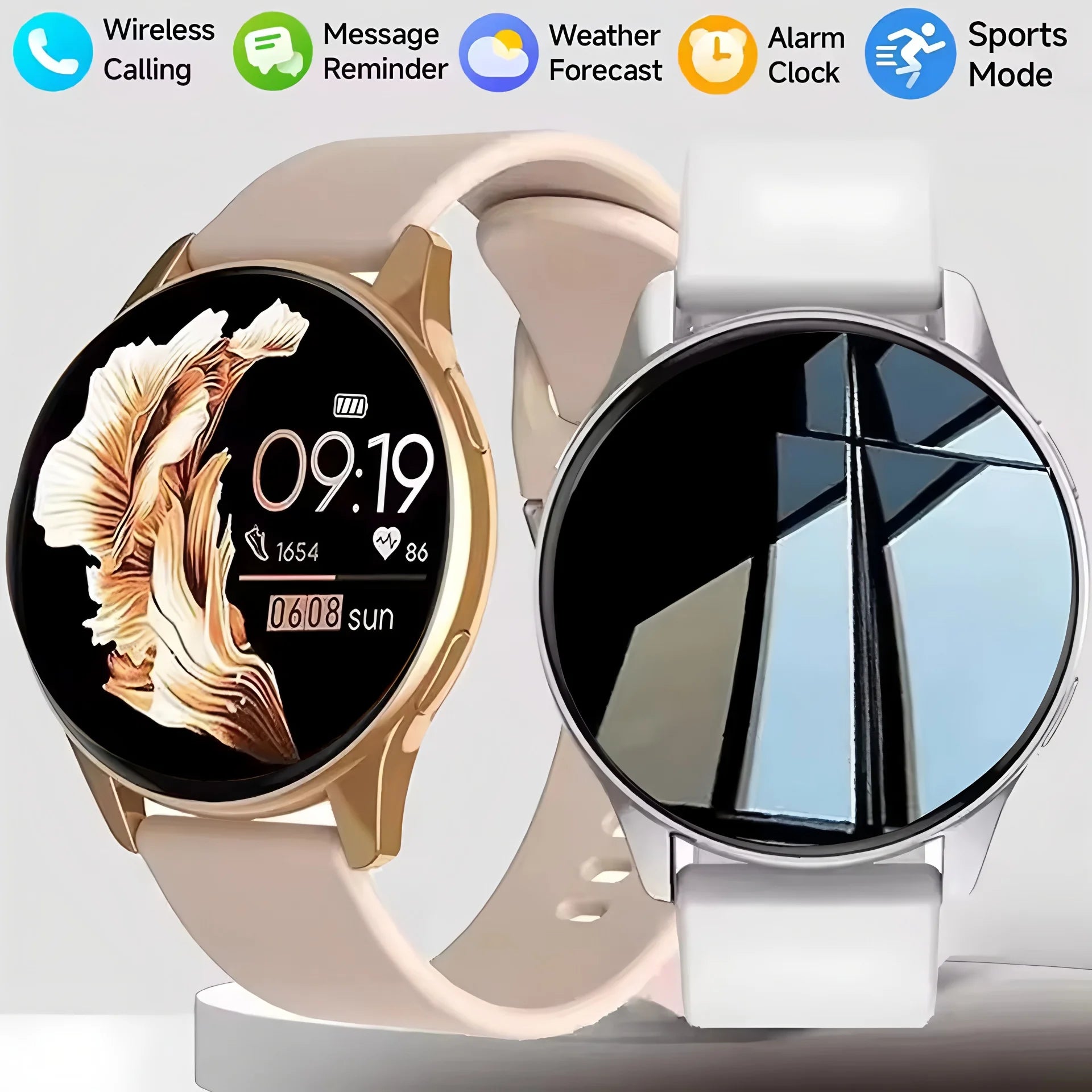 Smartwatch with Bluetooth Call & Fitness Tracker