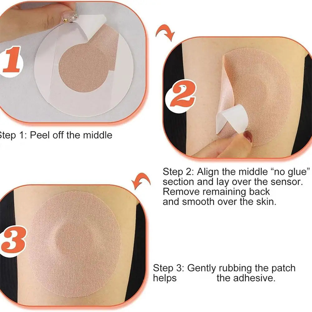 G7 Blood Glucose Meter Sensor Fixing Patch Libre2/3, 25 Sets of Invisible Sensor Adhesive Patch Health Care