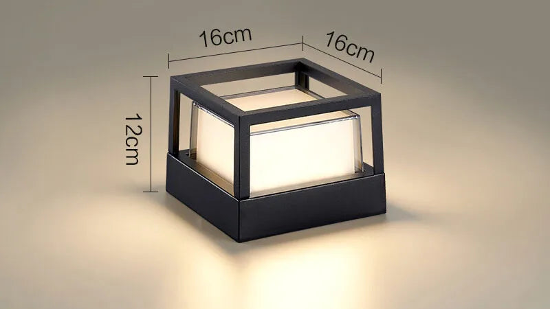 Outdoor 6W 12W  LED Lawn Lamp New Style Waterproof IP66  Garden Path Square Landscape Lawn Lights 110V 220V Warm White Lighting