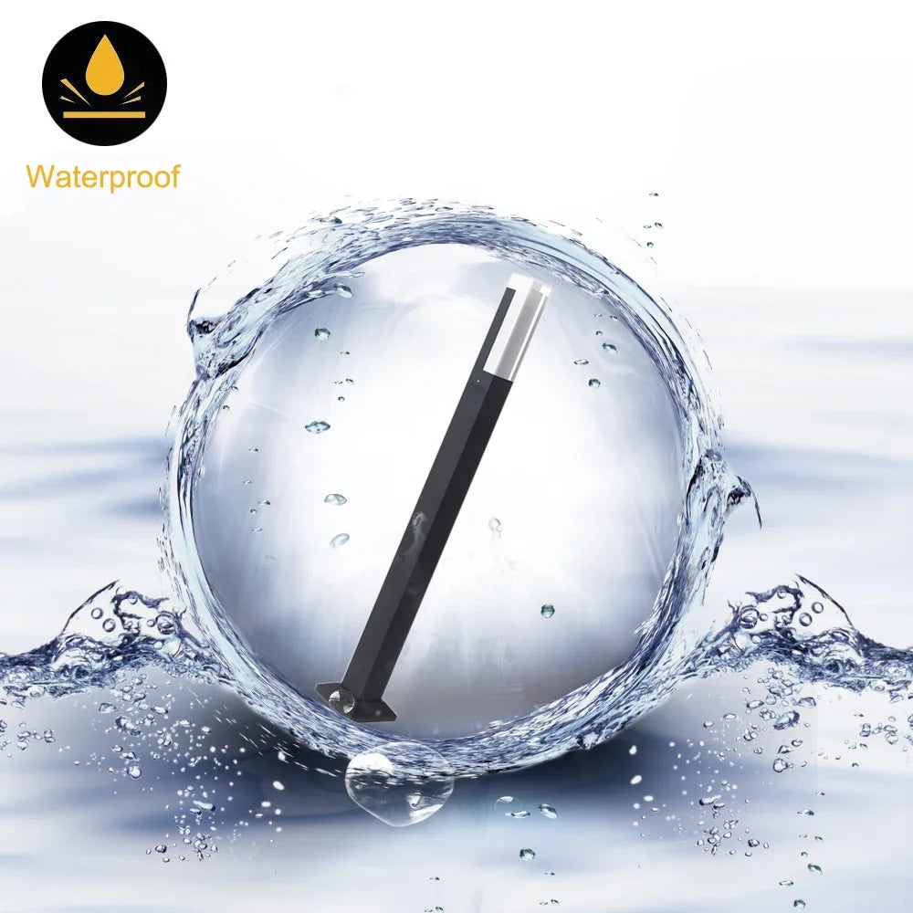 Waterproof LED Garden Lawn Lamp Modern Aluminum Pillar Light for Outdoor Courtyard Villa Landscape Bollard Lighting New Style