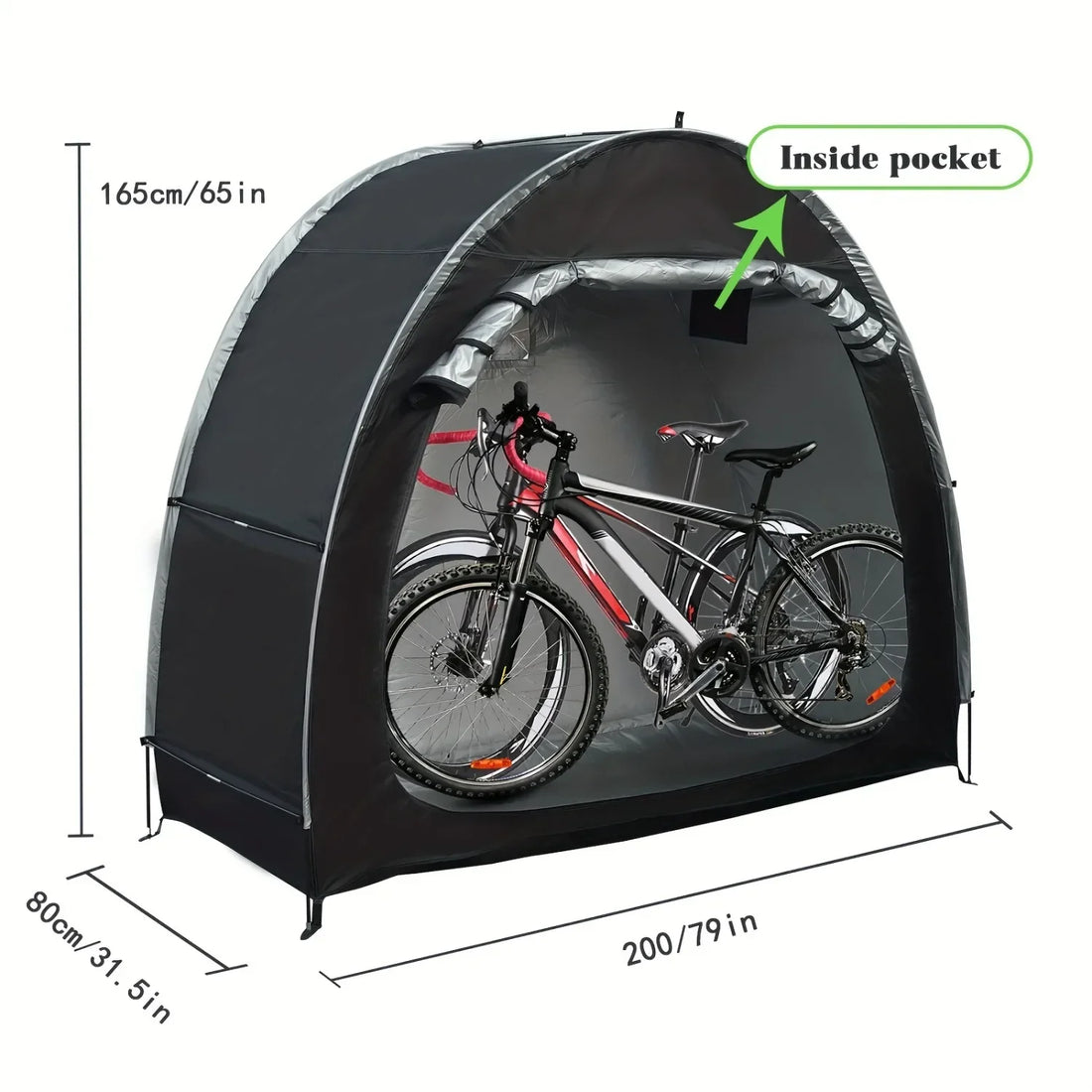 Waterproof Bike Storage Tent for 2–4 Bikes