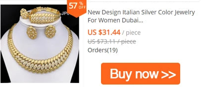 GZJPEI Italian Design Jewelry Set Gold Silver Color Two Tone Necklace Bracelet Geometry Stud Earring Ring For Women Wedding Gift