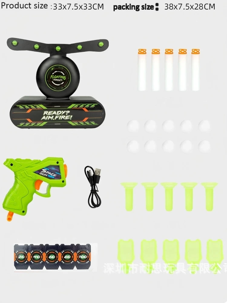 Suspended Tactical Electric Luminous Dart Board Target System for Children Airsoft Shooting Game Outdoor Sports Educational Toy