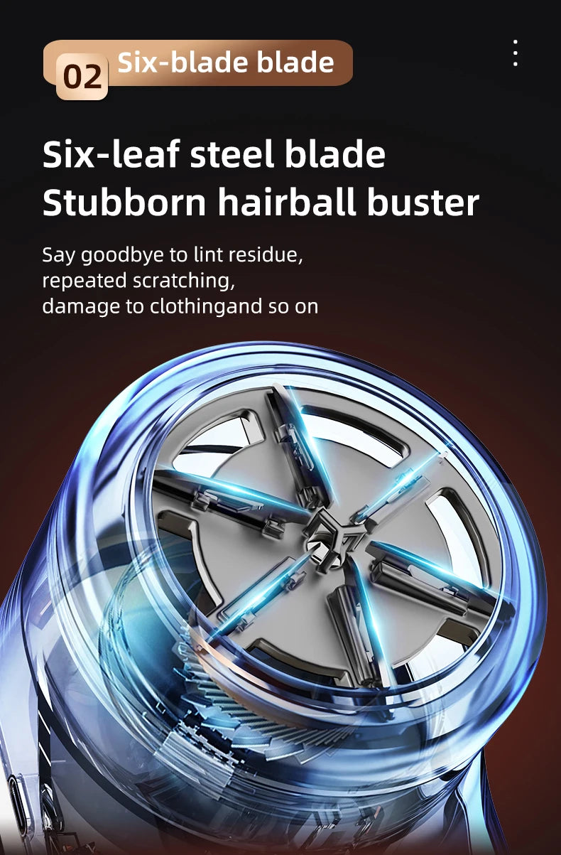 Portable Fabric Shaver LED Screen Electric Lint Remover for Clothes Sweater Fur Pill Shaver USB Rechargeable Handheld