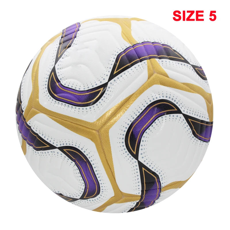 Premium Soccer Ball Size 4 & 5 – PU Seamless Outdoor Football