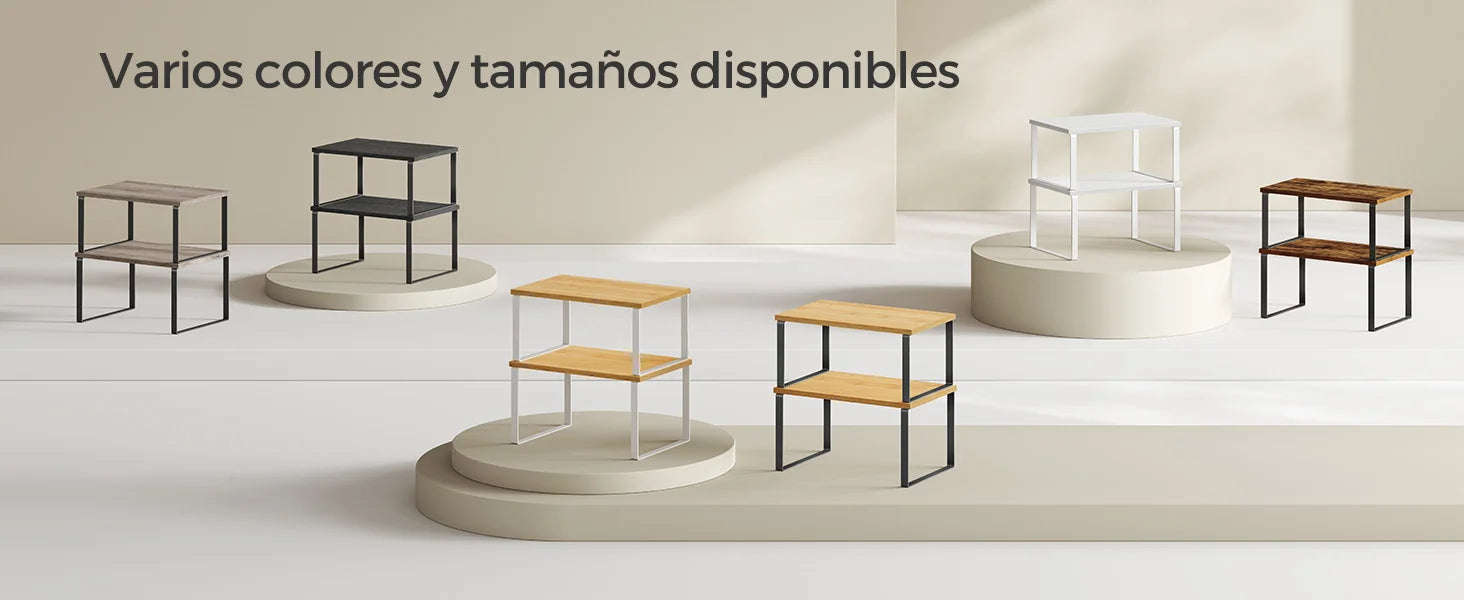 spice rack set of 2closet organizer extendable kitchen storage rack metal and engineered wood spice rack