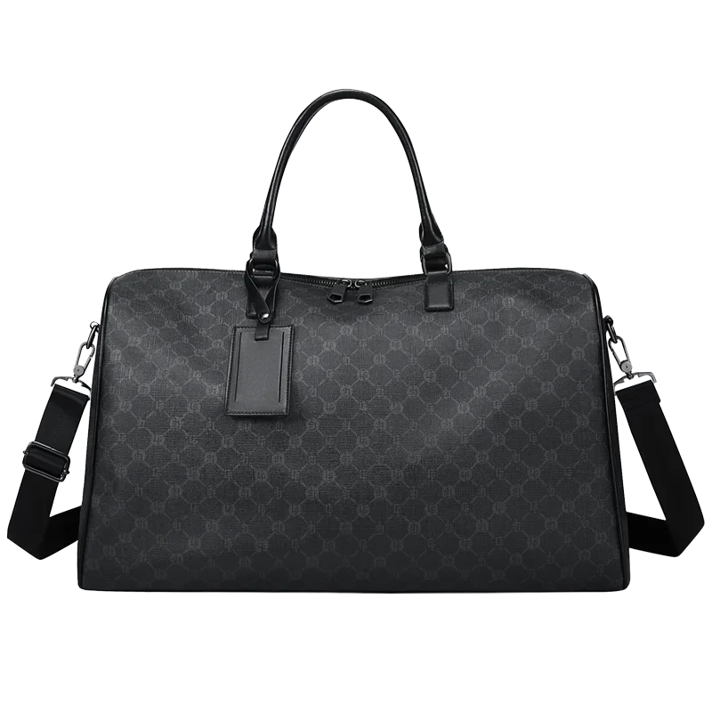 Men Business Travel Luggage Bag Leather Travel Duffle Large Capacity Hand Luggage Bag Short Trip Shoulder Bags Luxury Handbag