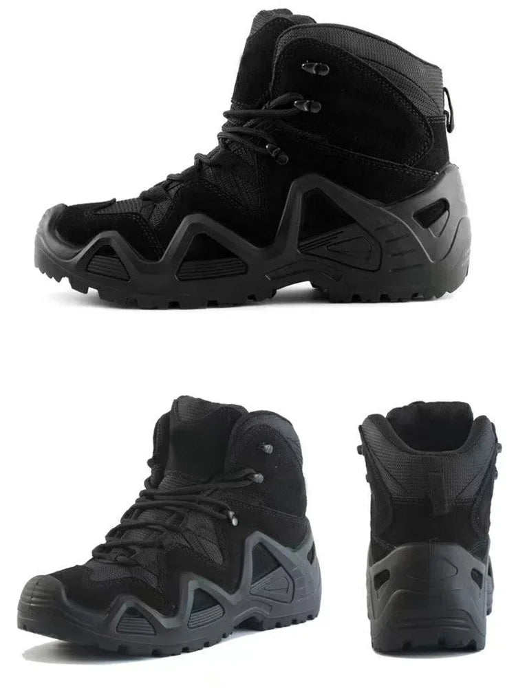 Men’s Waterproof Tactical Combat Boots – Outdoor Hiking & Work