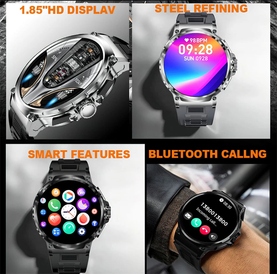GPS AMOLED Smart Watch with Bluetooth Call