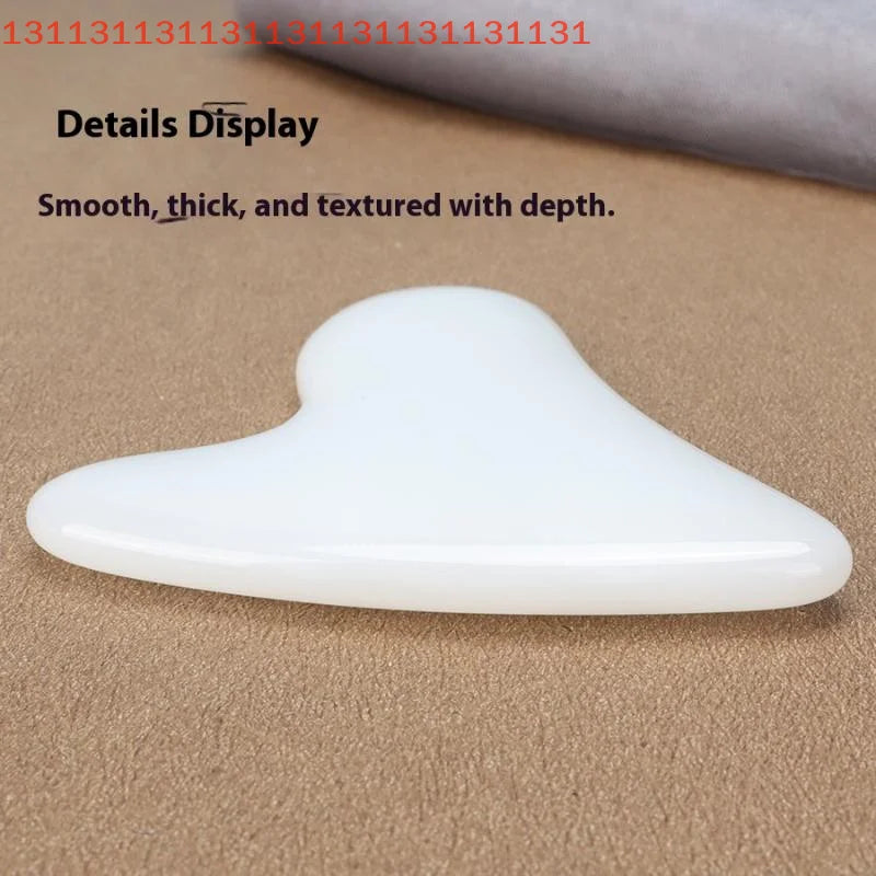 Skin Care Beauty Health Massager Tool High Silicon Glass Gua Sha Board Facial Scraper Plate for Face Body Neck Leg