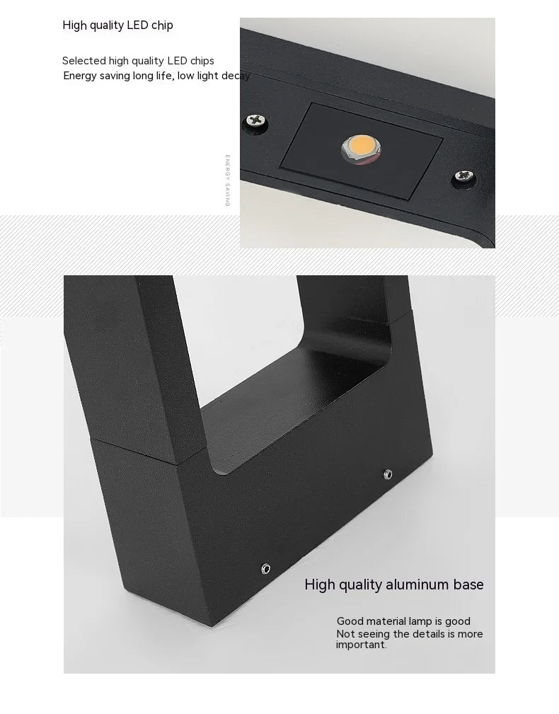 LED10W Lighting Lawn Lamp Outdoor Waterproof IP65 Aluminum Alloy Chinese-Style Arch Shape Park Villa Garden Landscape Decoration