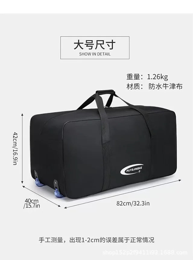 Camouflage Luggage Moving House Big Bag Thick Waterproof Oxford Cloth Moving Artifact Large Storage Men's Travel Bags Duffle Bag