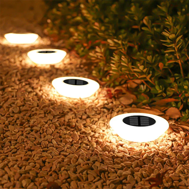 1/4Pack Solar Lights LED Lawn Lamp Outdoors Floor Lamp Landscape Light with On/Off  for Garden Pathway Yard Deck Camping Decor