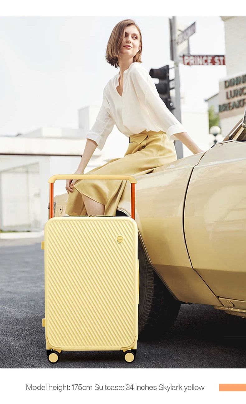 PC Hardside Travel Suitcase with Wide Handle & TSA Lock