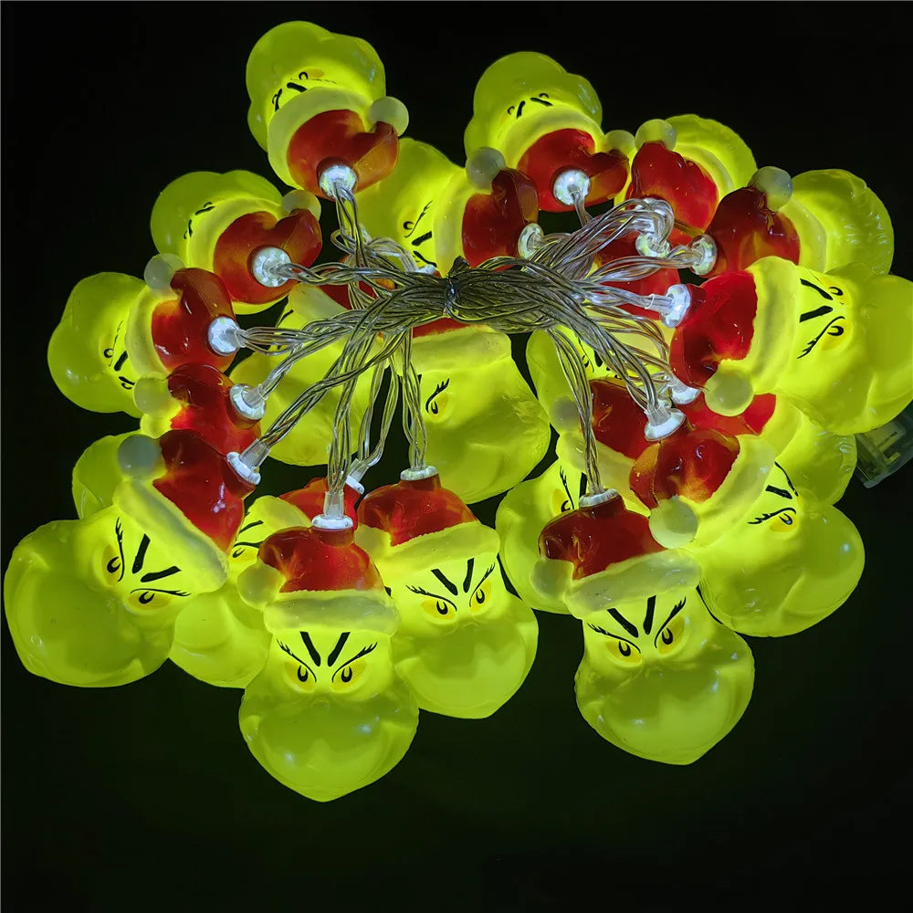 Christmas LED Lights String Lights Decorations for Tree Home Garden Indoor Outdoor Beads Halloween Day Holiday Decorations