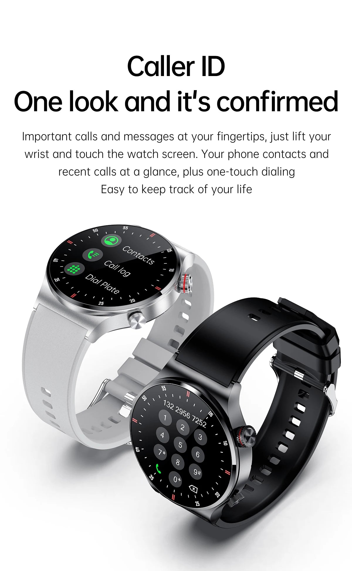 QW33 AMOLED Smart Watch with NFC & Call